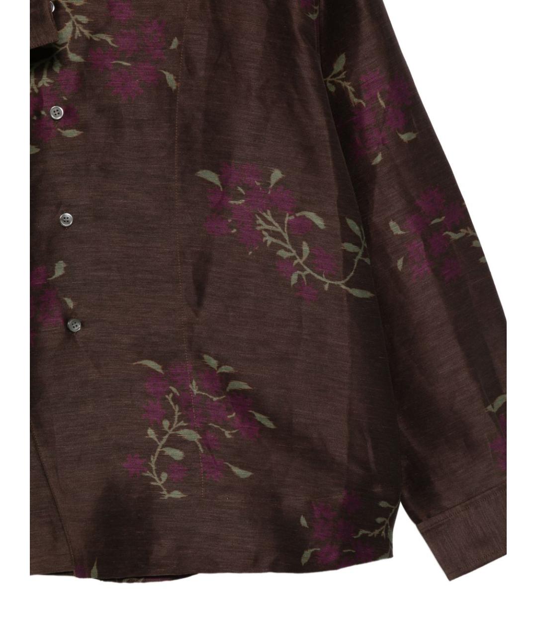SOEUR Коричневая льняная рубашка, фото 3