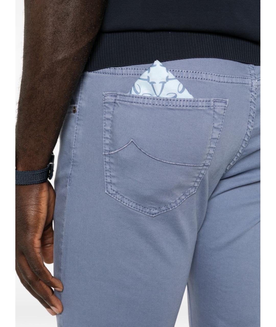 JACOB COHEN Хлопковые прямые джинсы, фото 2