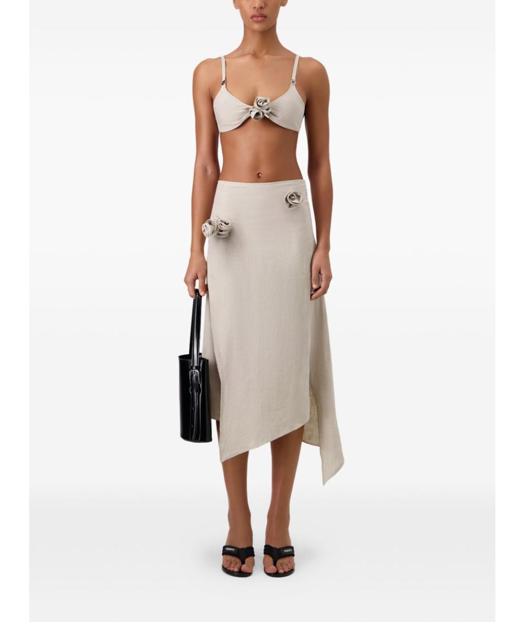 COPERNI Бежевая юбка миди, фото 5