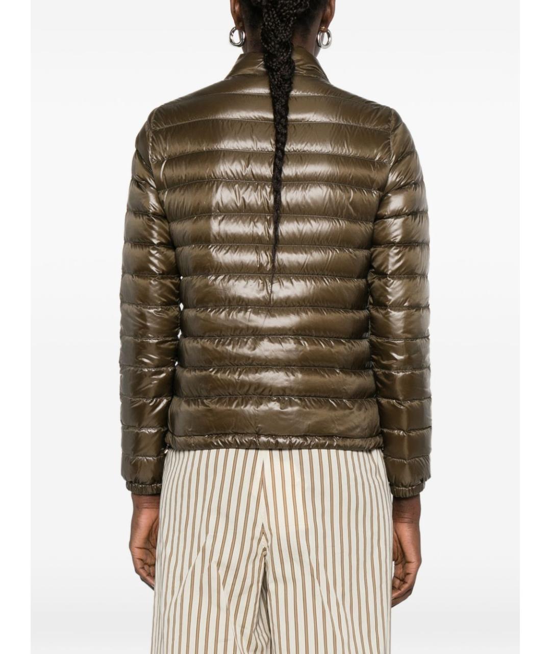HERNO Хаки полиамидовая куртка, фото 4