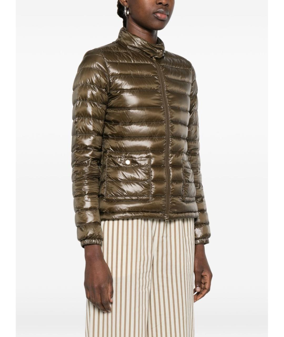 HERNO Хаки полиамидовая куртка, фото 2