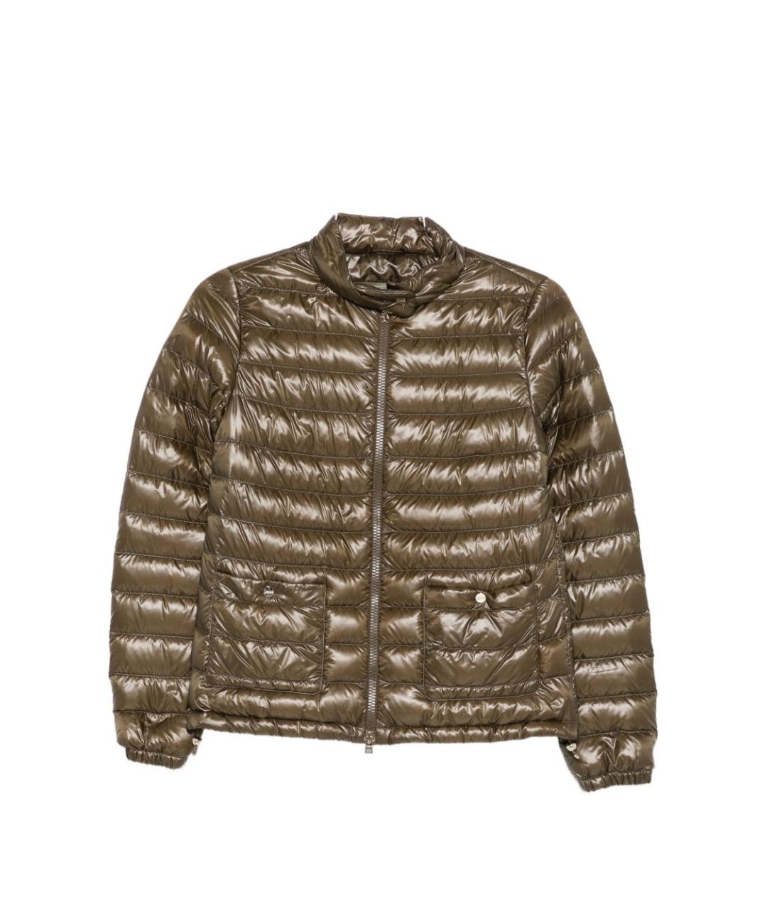 HERNO Хаки полиамидовая куртка, фото 1
