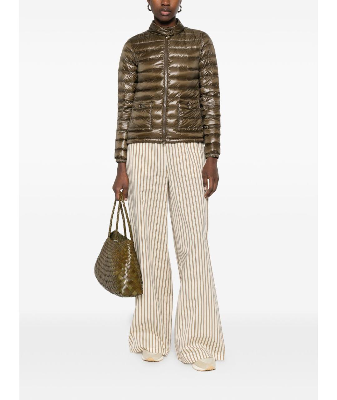 HERNO Хаки полиамидовая куртка, фото 3