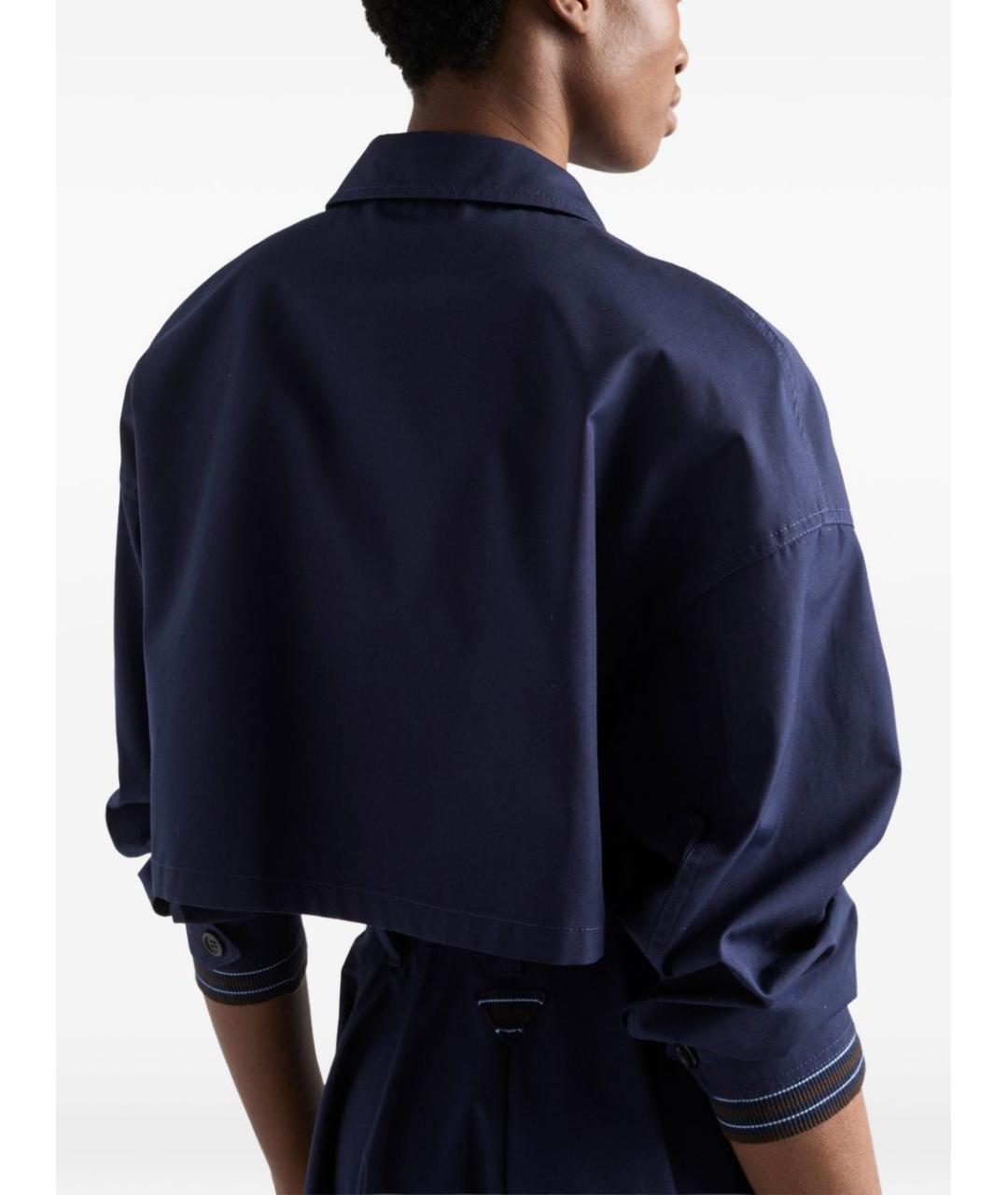 PRADA Синяя хлопковая куртка, фото 5