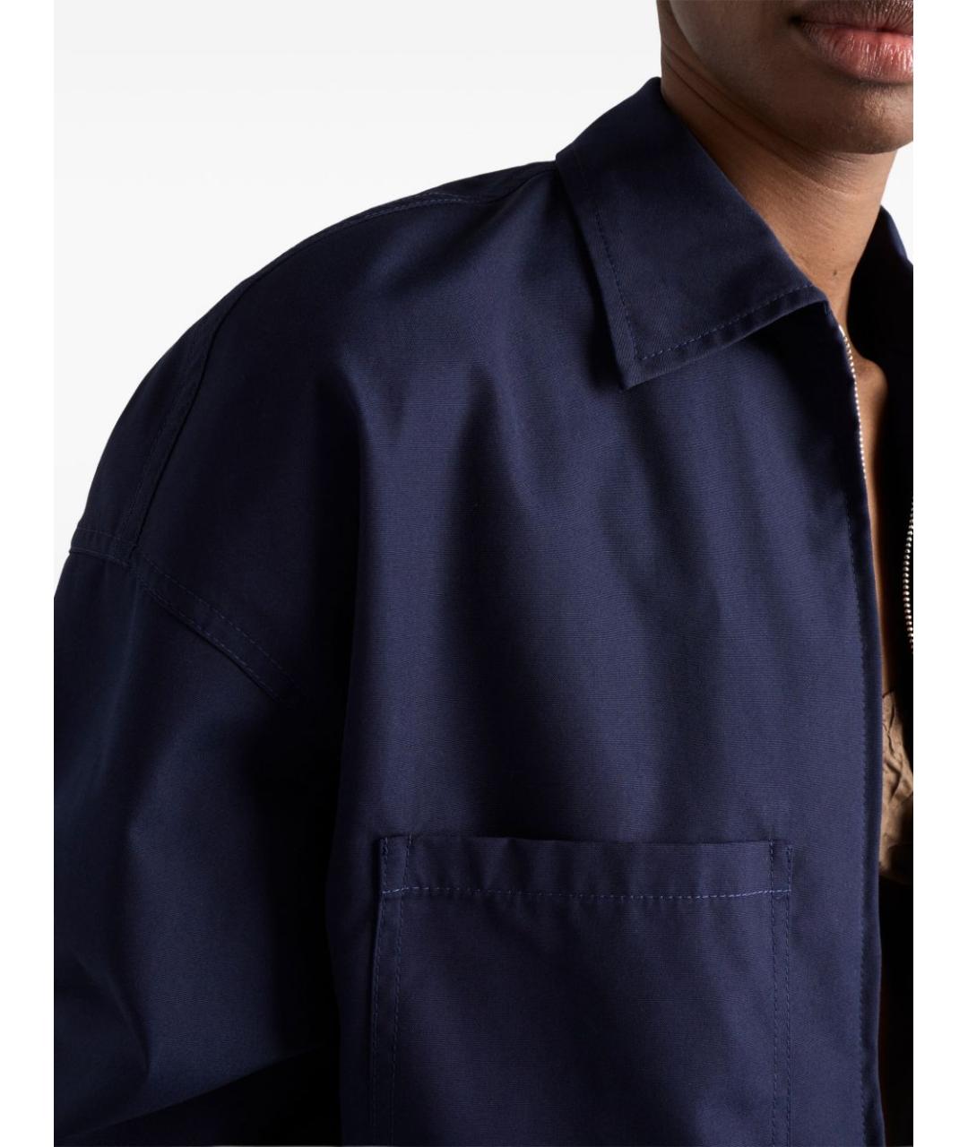 PRADA Синяя хлопковая куртка, фото 2