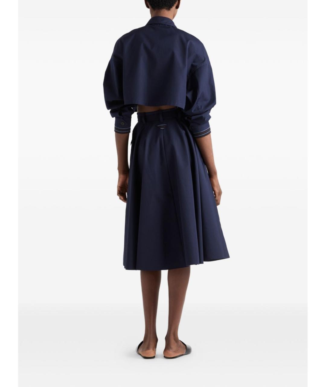 PRADA Синяя хлопковая куртка, фото 6