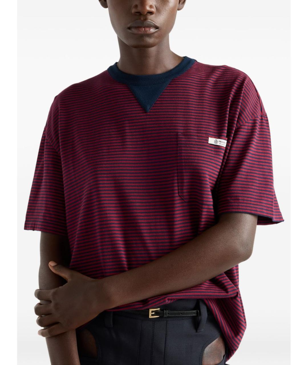 PRADA Хлопковая футболка, фото 3