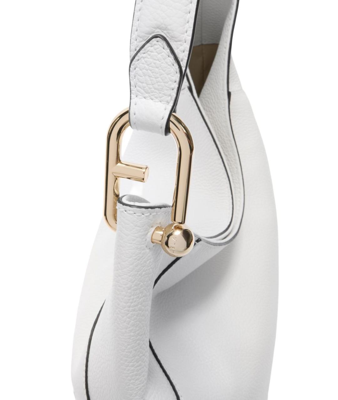 FURLA Белая кожаная сумка тоут, фото 3