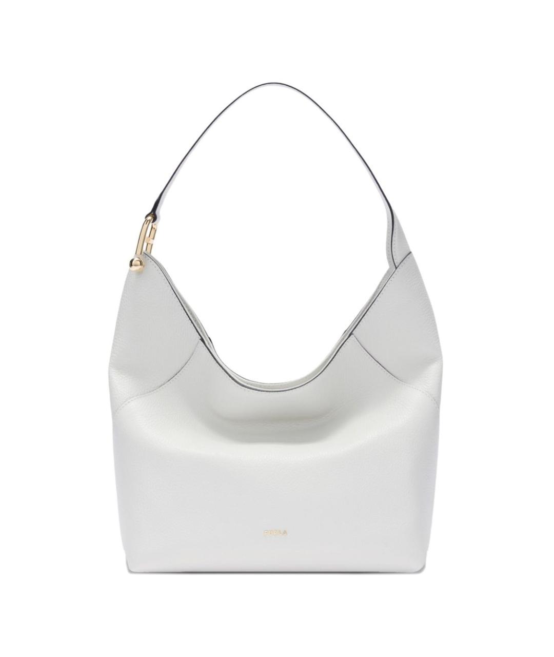 FURLA Белая кожаная сумка тоут, фото 1