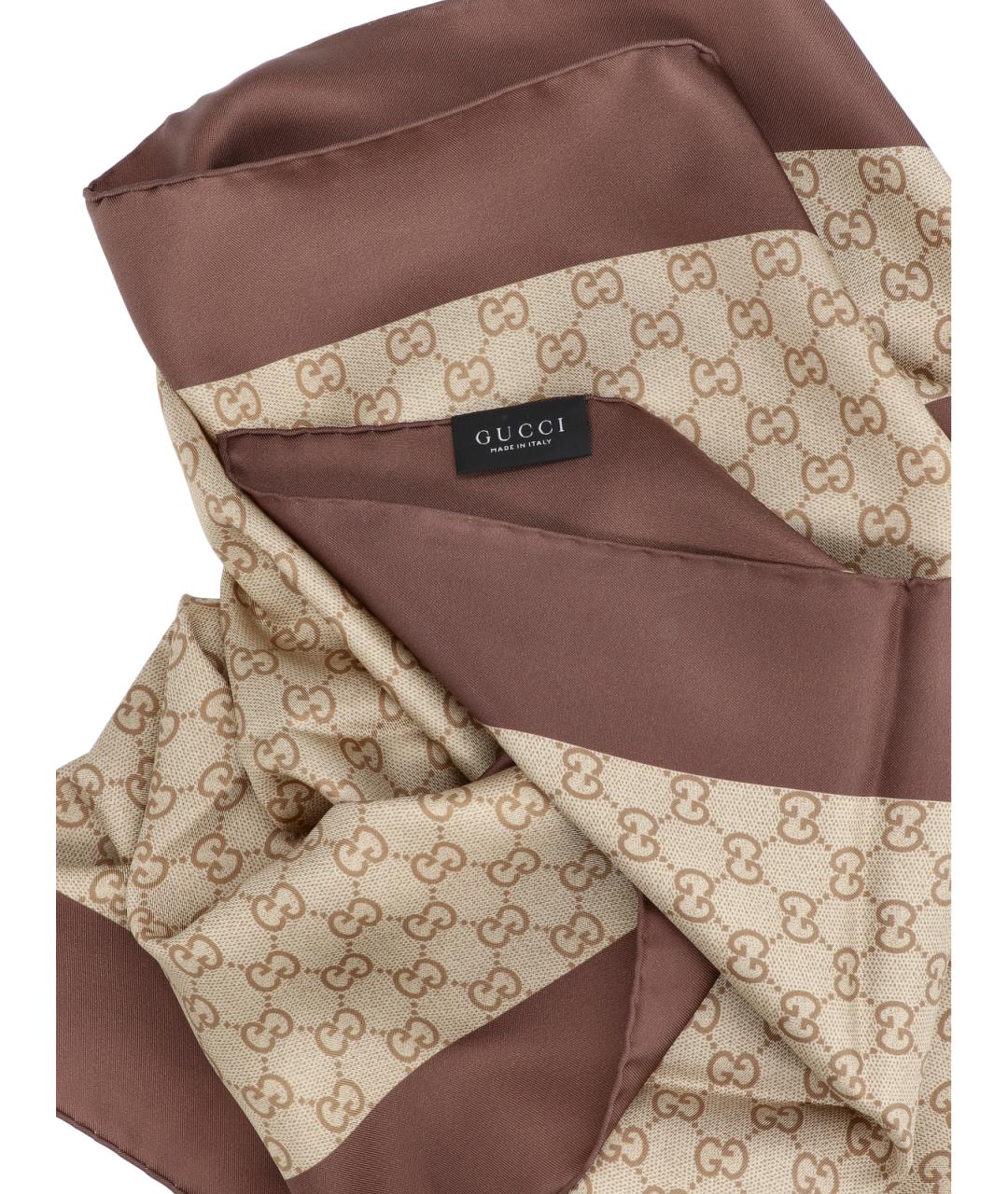 GUCCI Мульти шелковый шарф, фото 3