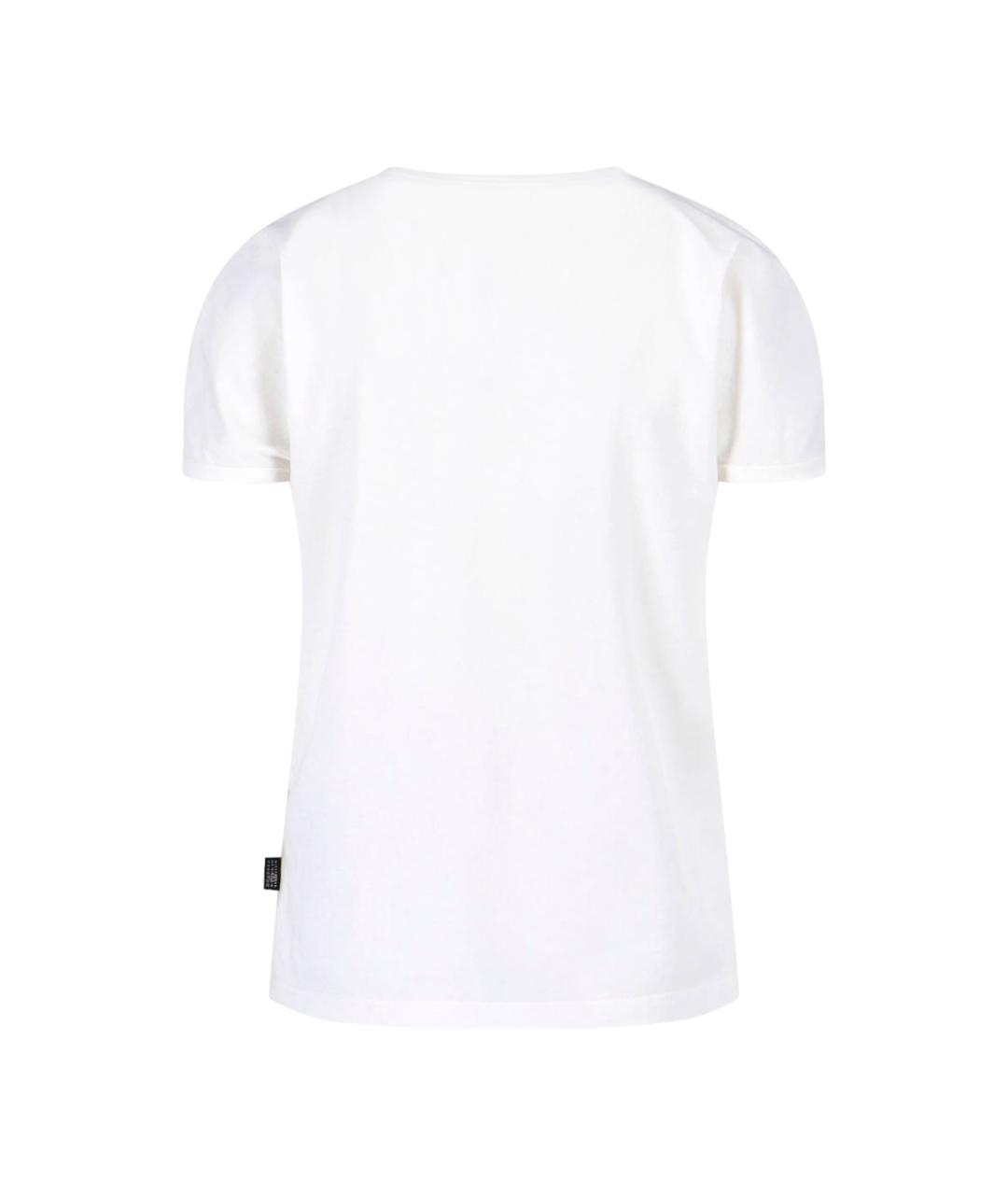 MM6 MAISON MARGIELA Белая хлопковая футболка, фото 2