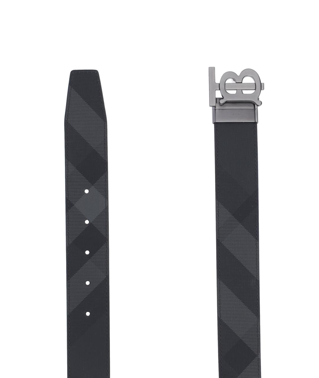 BURBERRY Черный ремень, фото 2