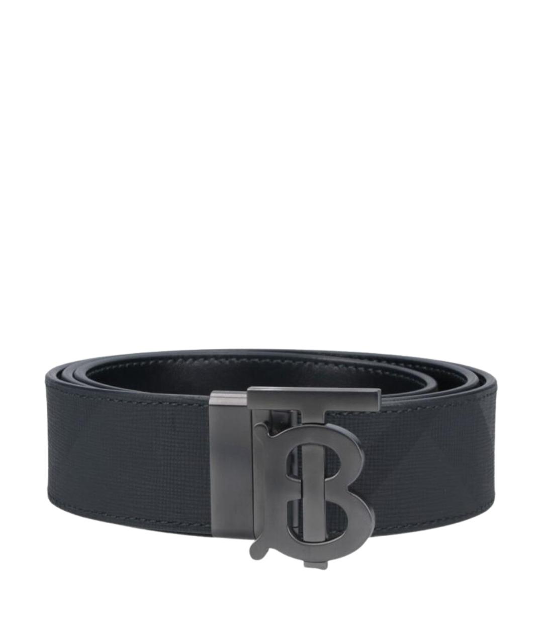 BURBERRY Черный ремень, фото 1