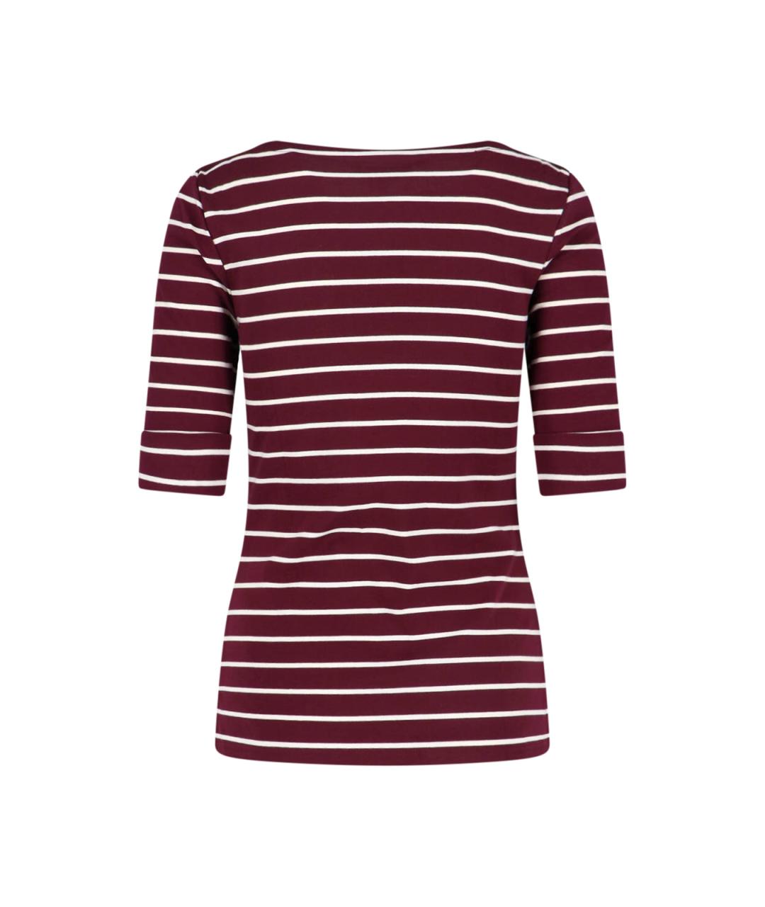 RALPH LAUREN Красная хлопковая футболка, фото 2