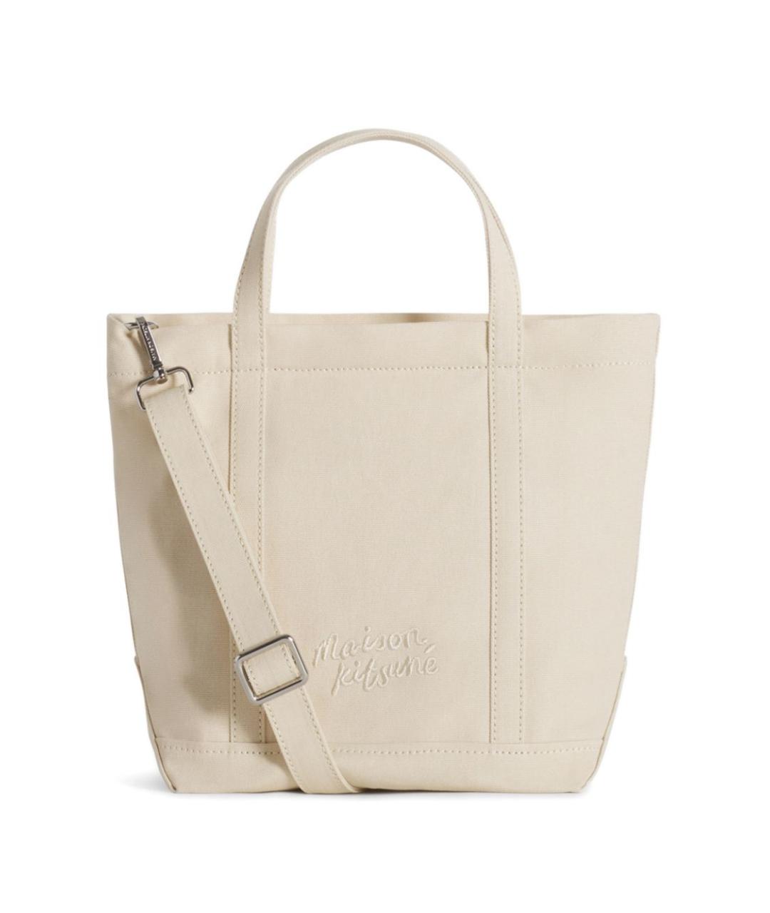 MAISON KITSUNE Хлопковая сумка тоут, фото 3