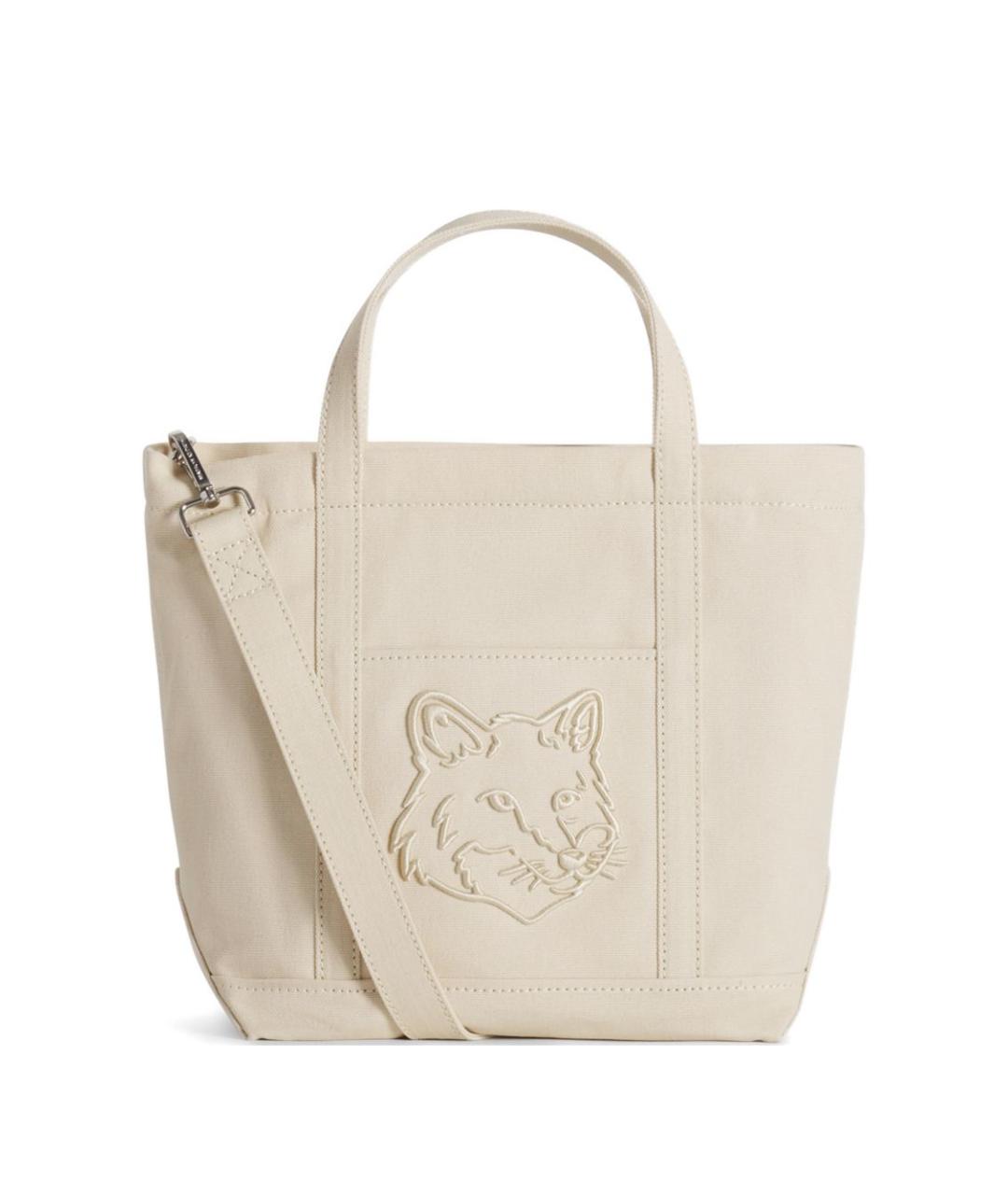 MAISON KITSUNE Хлопковая сумка тоут, фото 1