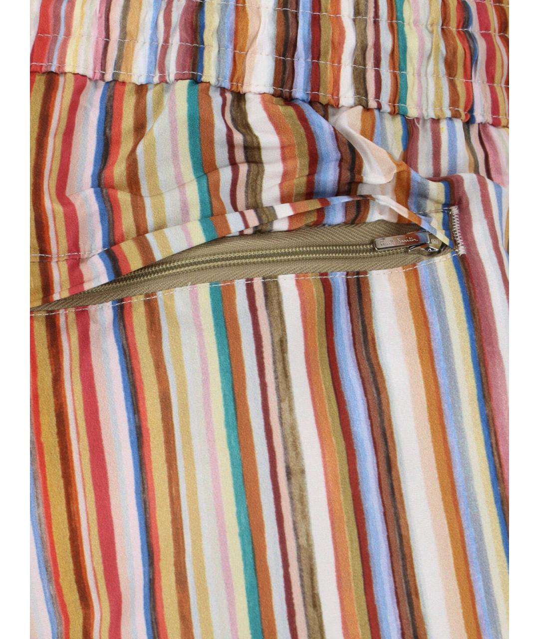 PAUL SMITH Мульти полиэстеровые шорты, фото 4
