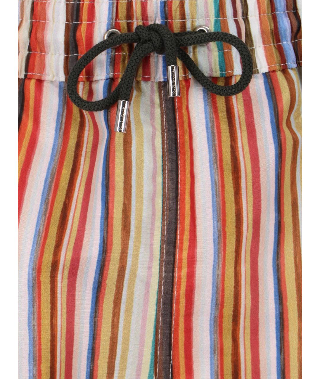 PAUL SMITH Мульти полиэстеровые шорты, фото 5