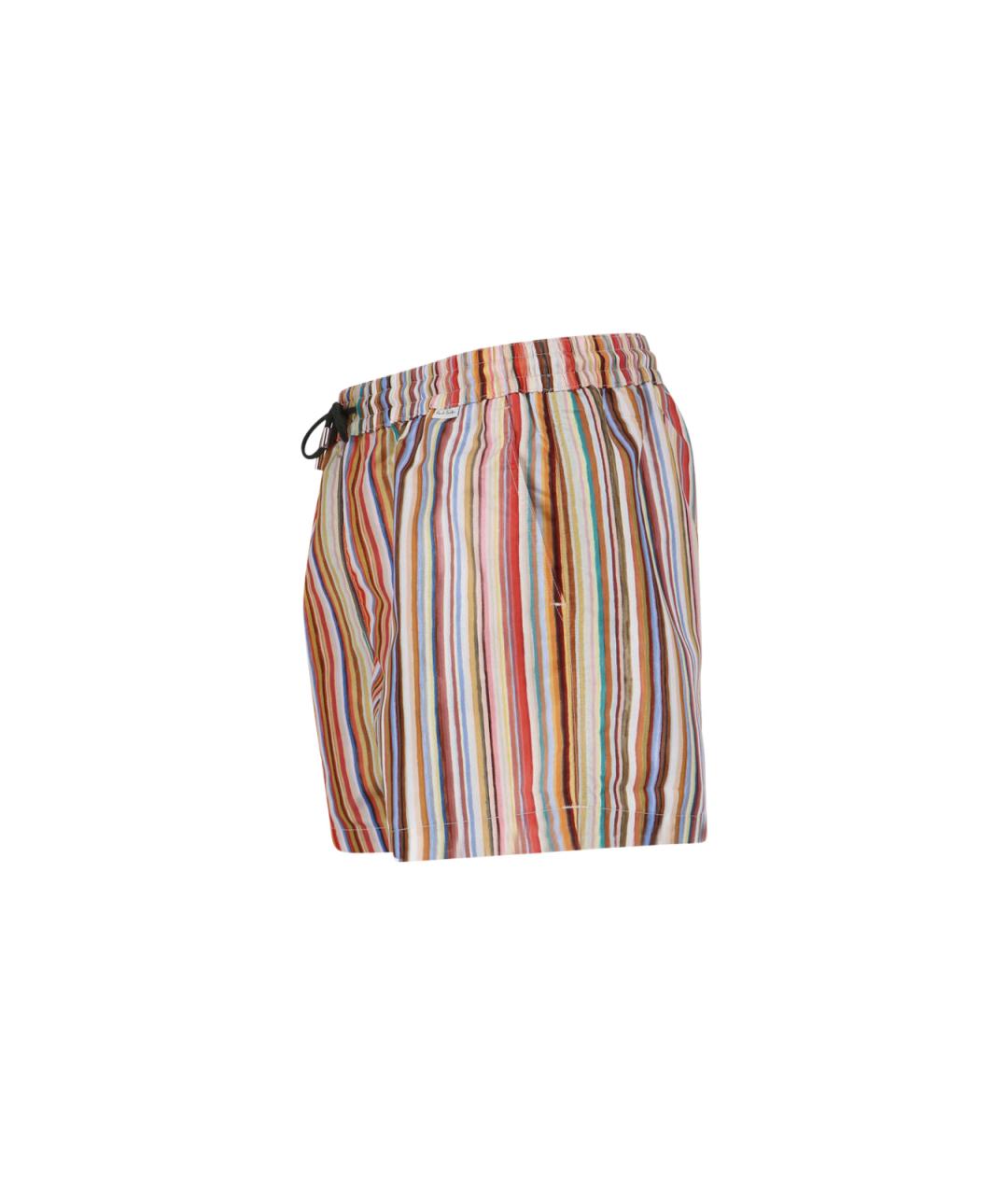 PAUL SMITH Мульти полиэстеровые шорты, фото 3