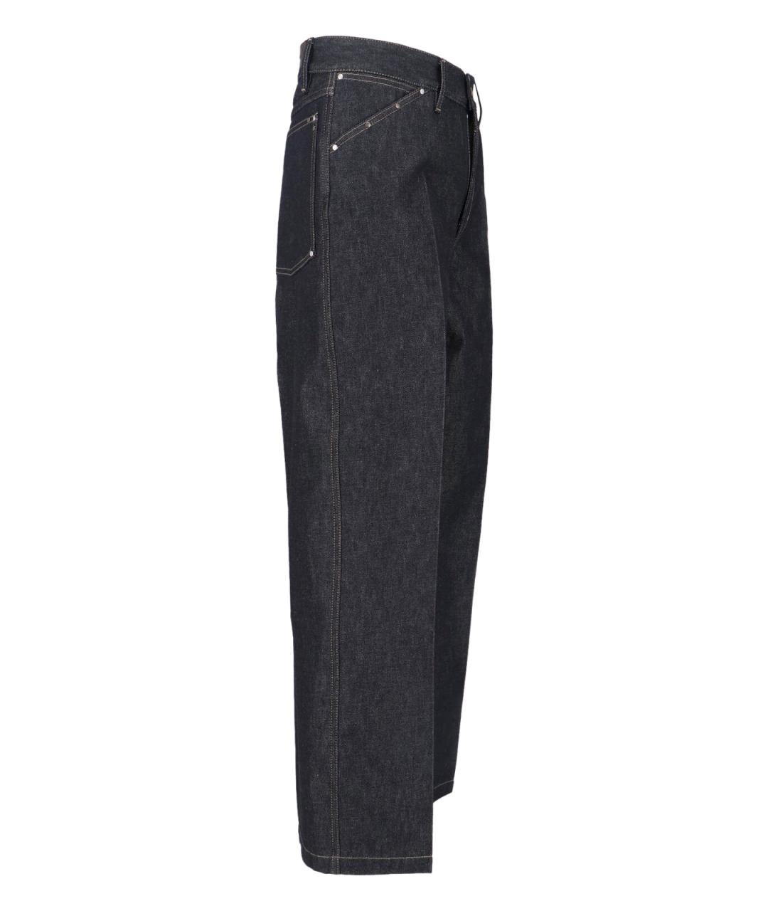 LEMAIRE Серые хлопковые прямые джинсы, фото 3