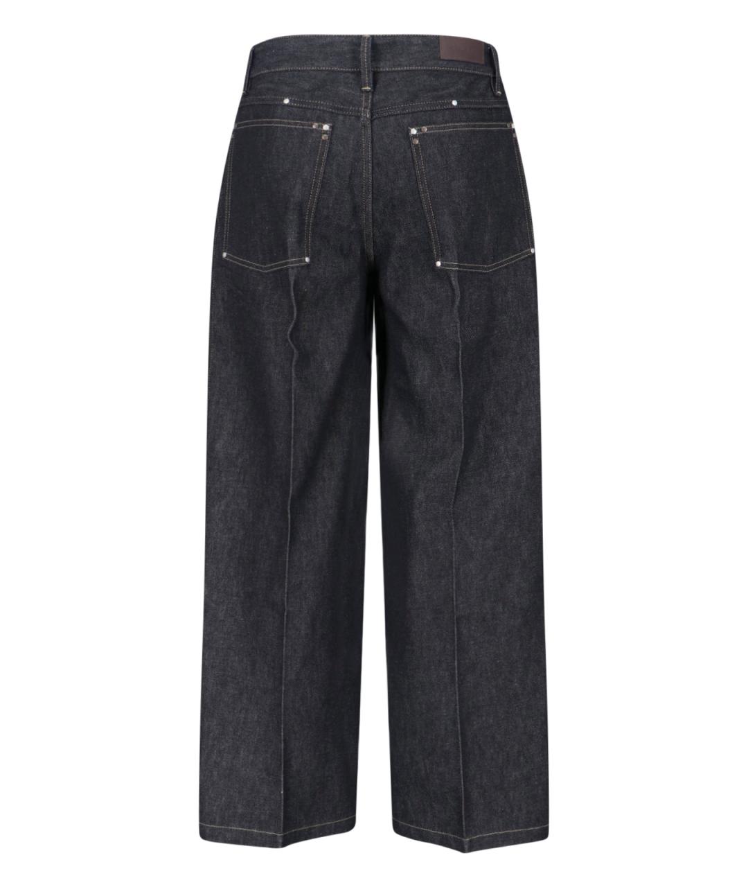 LEMAIRE Серые хлопковые прямые джинсы, фото 2