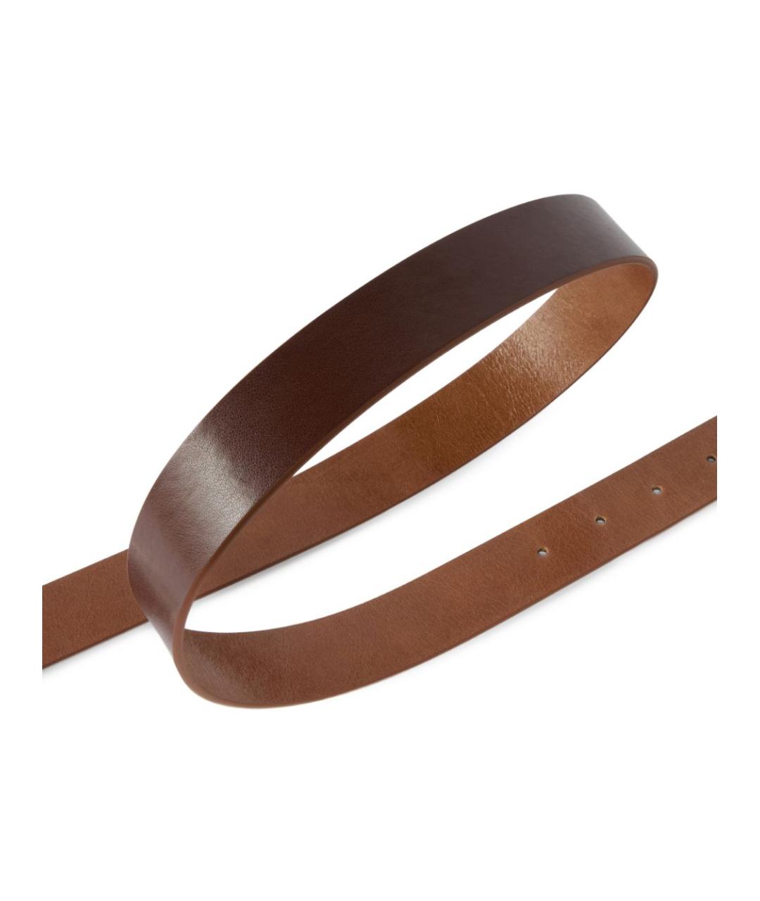 PINKO Коричневый кожаный ремень, фото 5