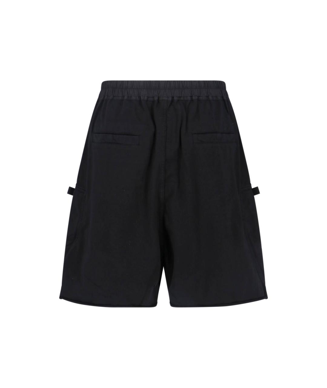 RICK OWENS DRKSHDW Черные хлопковые шорты, фото 2