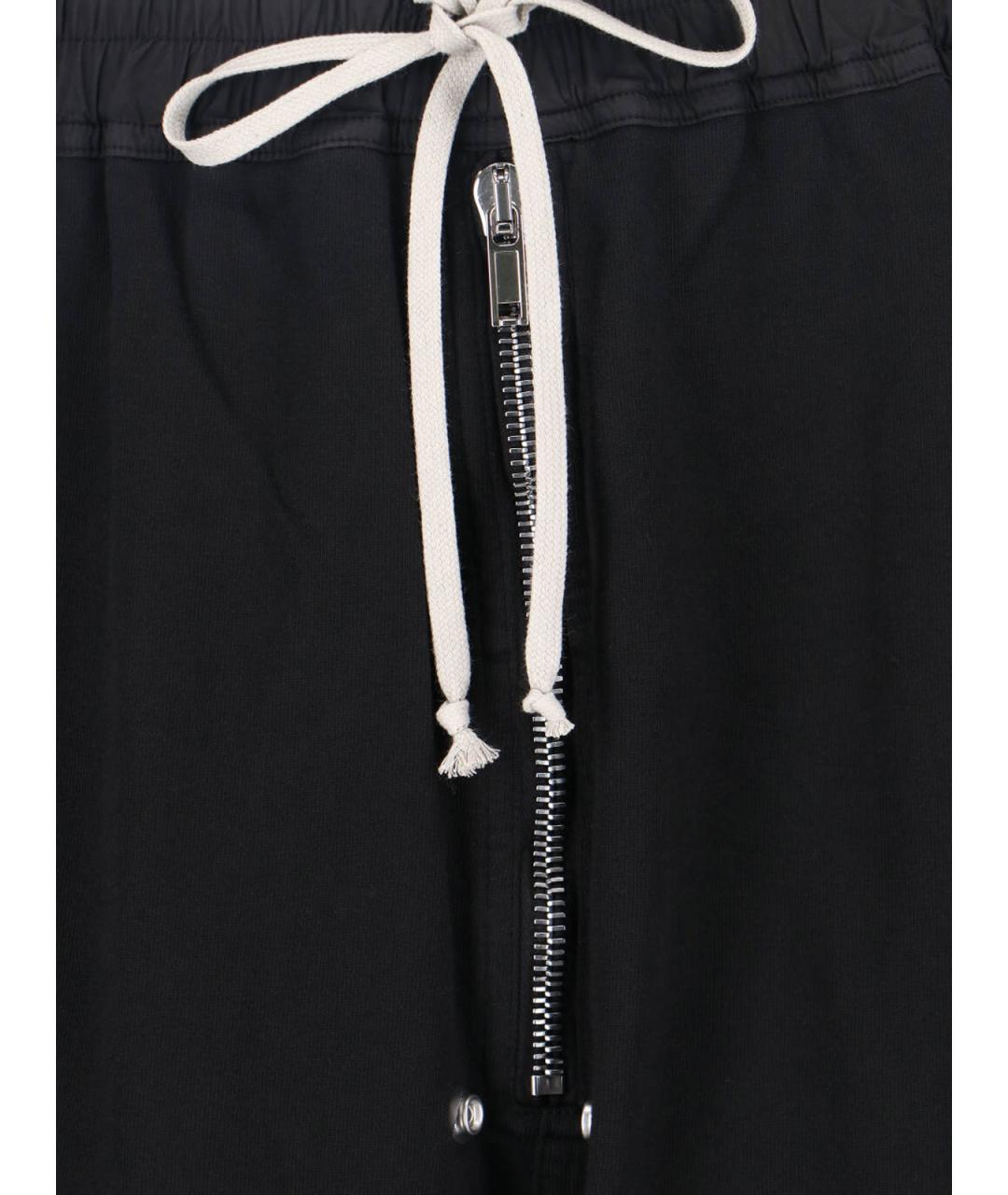 RICK OWENS DRKSHDW Черные хлопковые шорты, фото 5