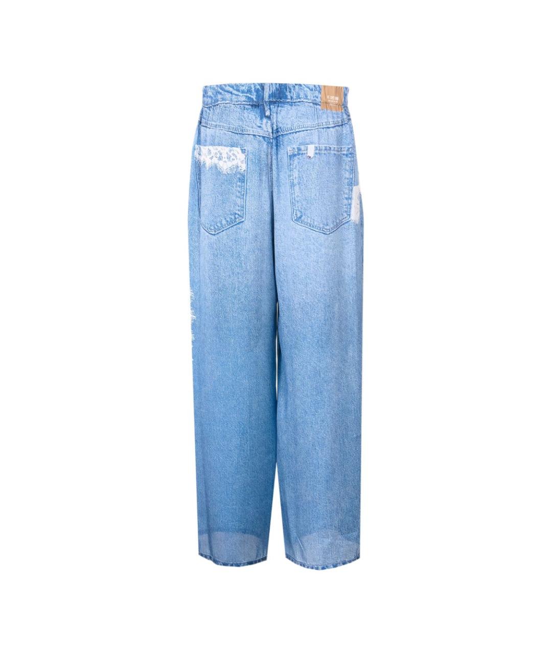 LIU JO Синие прямые джинсы, фото 2