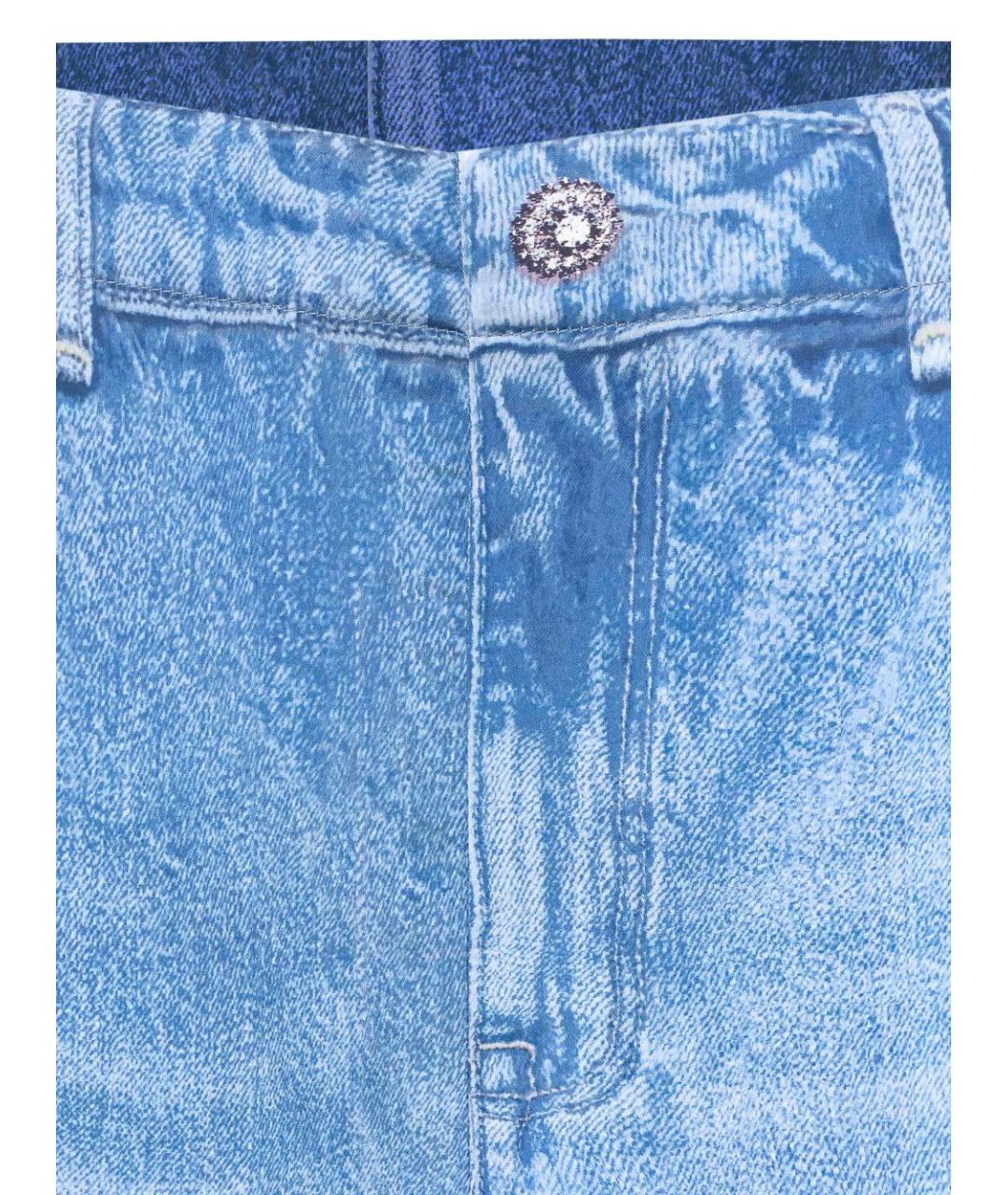 LIU JO Синие прямые джинсы, фото 4