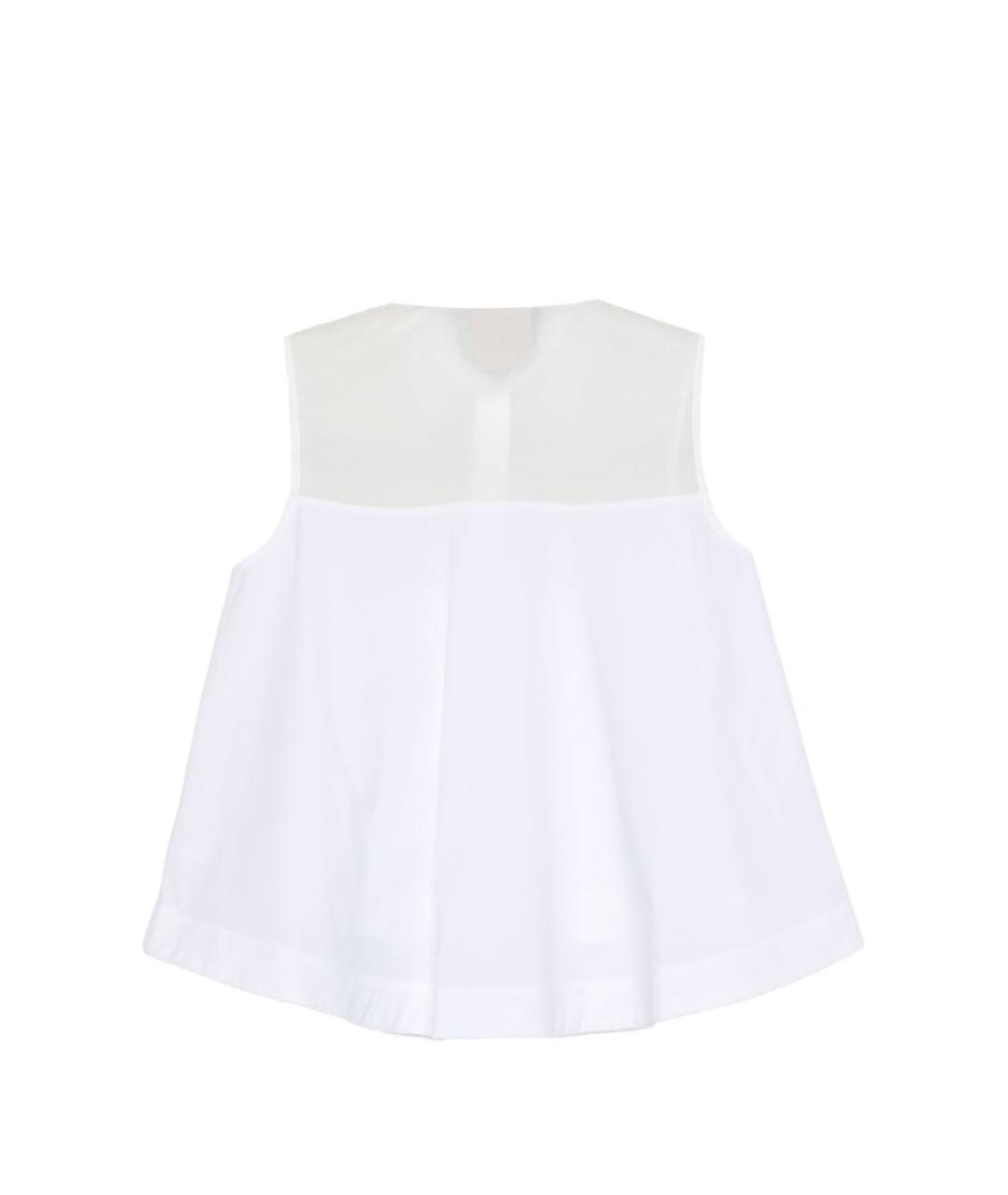 SEMICOUTURE Белая хлопковая рубашка, фото 3