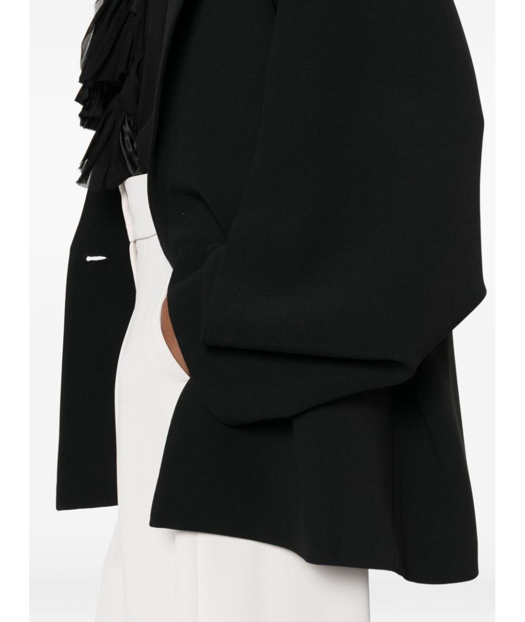 ALBERTA FERRETTI Черный вискозный жакет/пиджак, фото 3