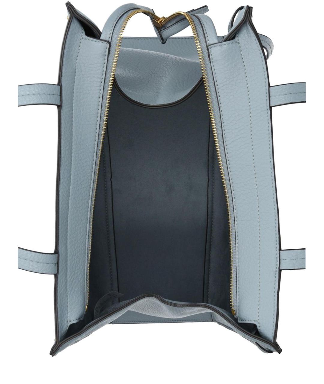 LIU JO Голубая сумка тоут из искусственной кожи, фото 3