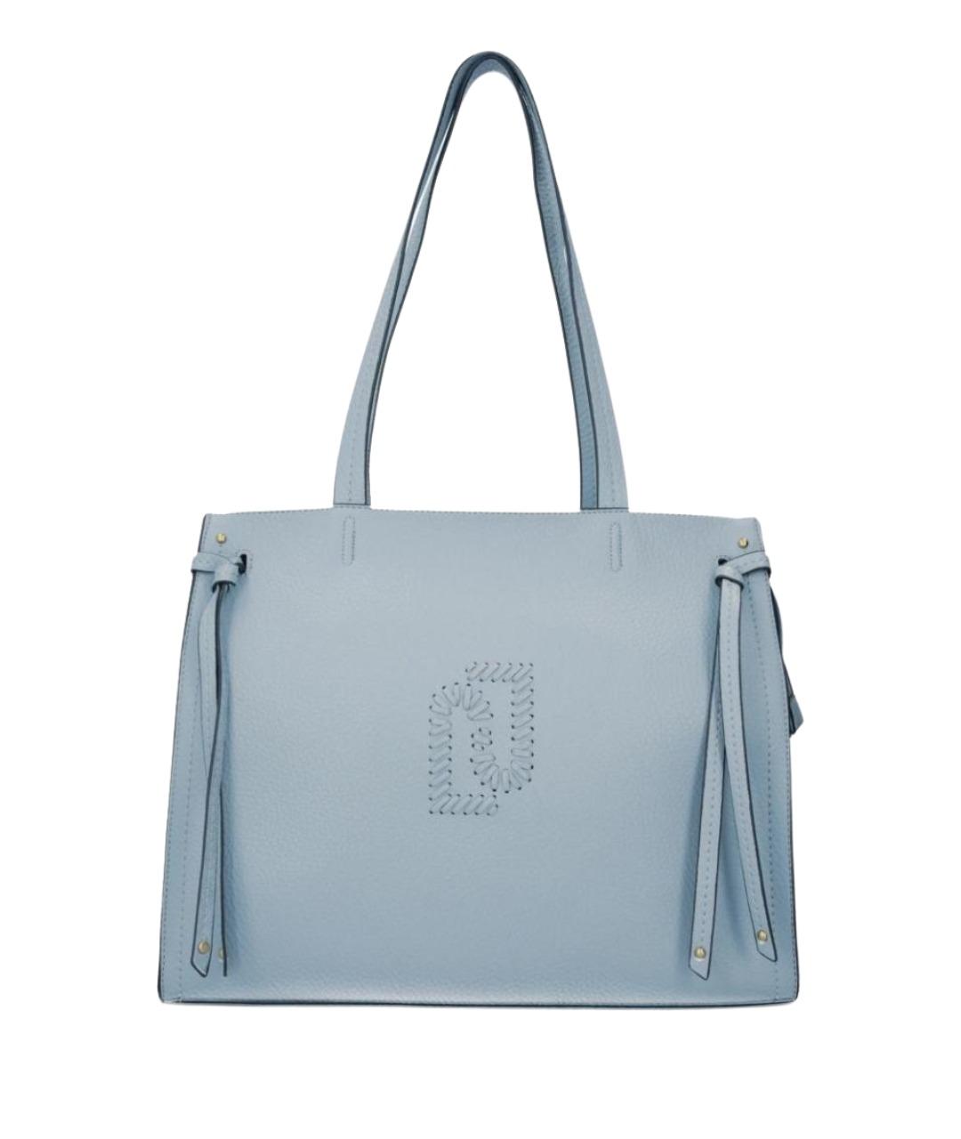 LIU JO Голубая сумка тоут из искусственной кожи, фото 1