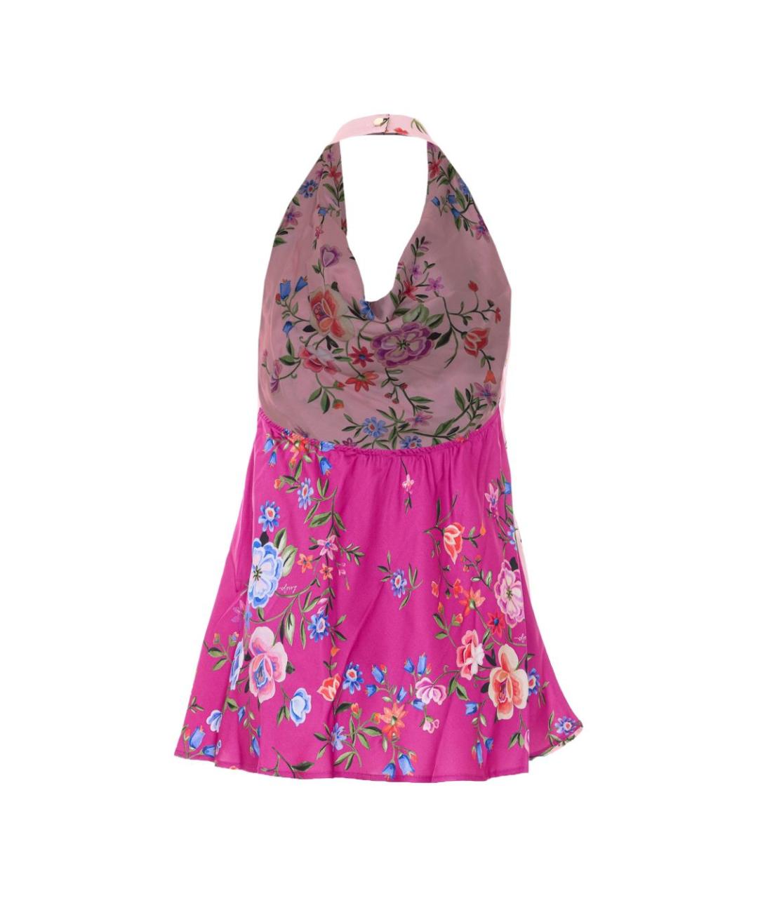 LIU JO Розовая вискозная майка, фото 2