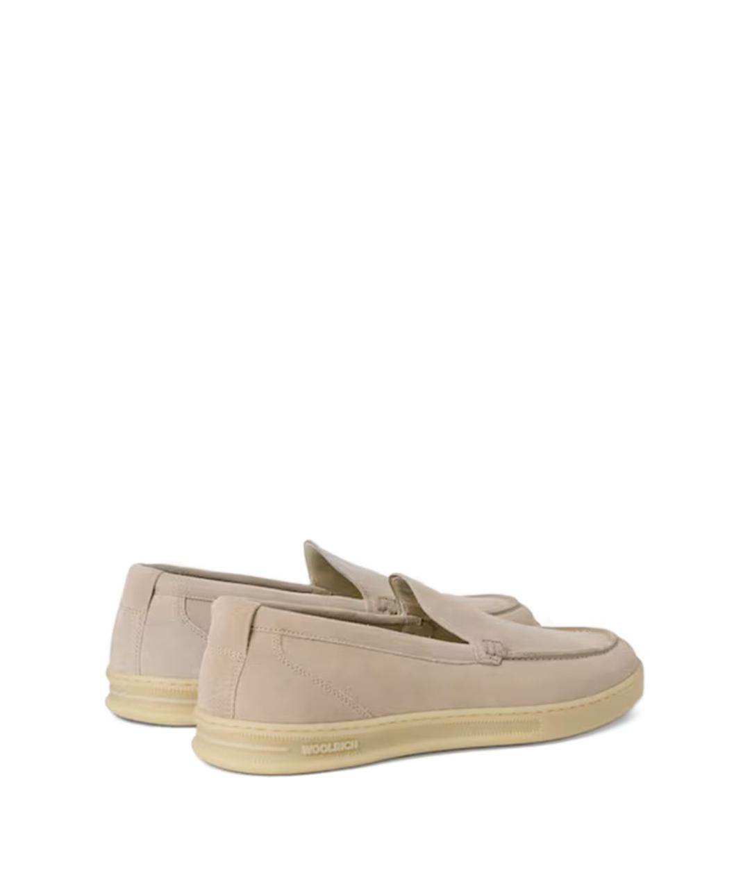WOOLRICH Бежевые замшевые лоферы, фото 3