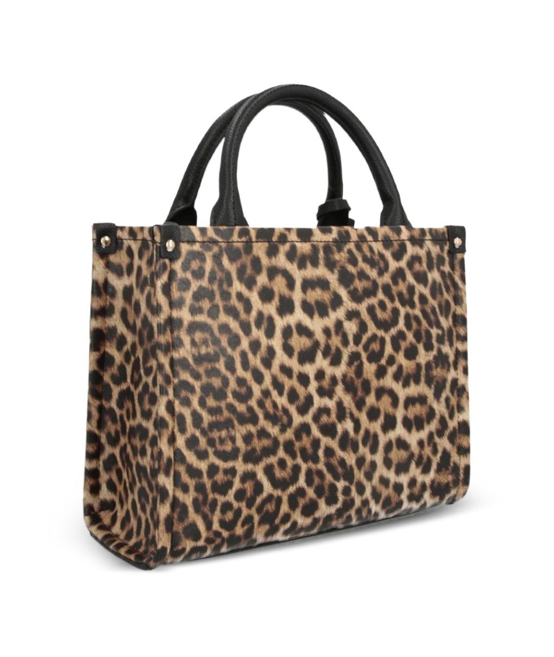 LIU JO Коричневая сумка тоут из искусственной кожи, фото 4