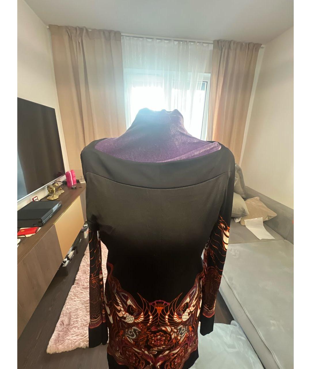 VERSACE COLLECTION Мульти вискозное вечернее платье, фото 4