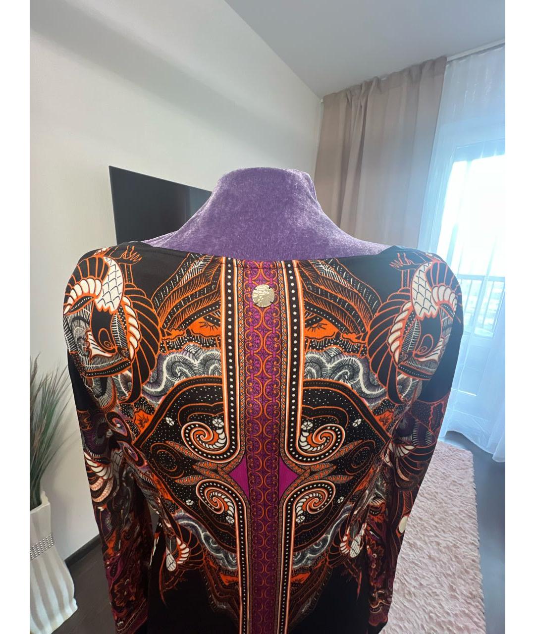 VERSACE COLLECTION Мульти вискозное вечернее платье, фото 3