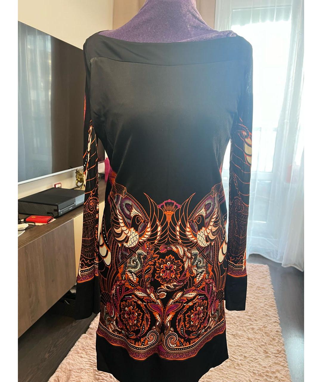 VERSACE COLLECTION Мульти вискозное вечернее платье, фото 5