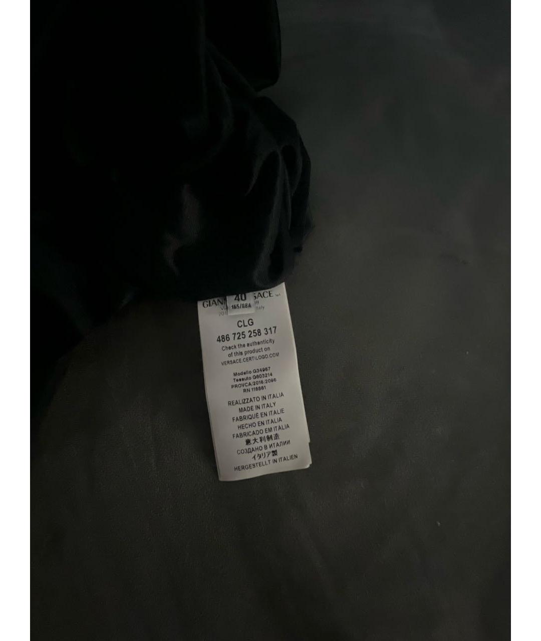 VERSACE COLLECTION Мульти вискозное вечернее платье, фото 6