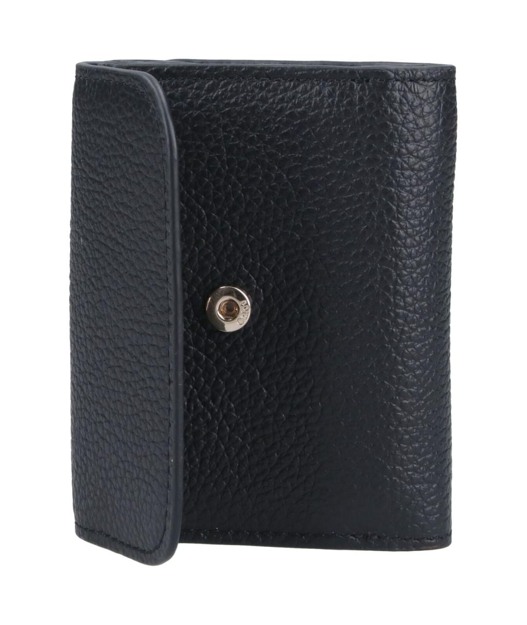 CHLOE Черный кожаный кошелек, фото 4