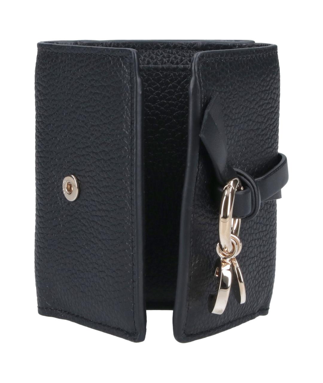 CHLOE Черный кожаный кошелек, фото 5