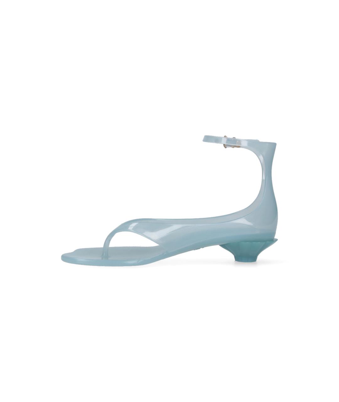 CHLOE Зеленые резиновые босоножки, фото 3