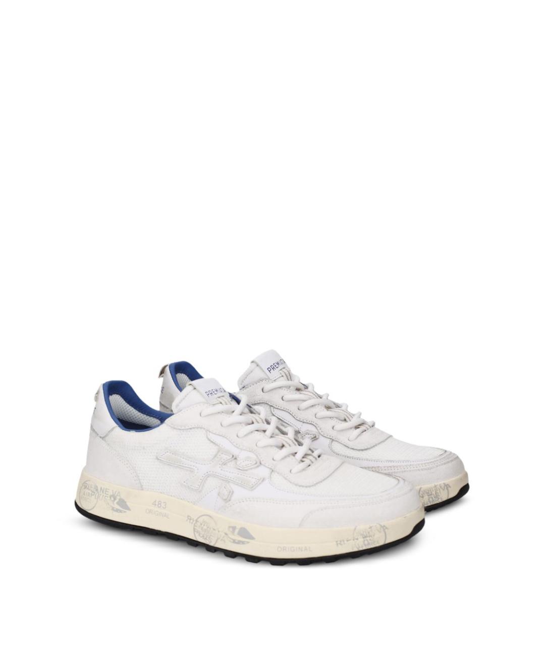 PREMIATA Белые низкие кроссовки / кеды, фото 3