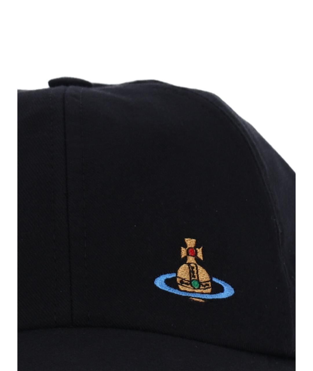 VIVIENNE WESTWOOD Черная хлопковая кепка/бейсболка, фото 3