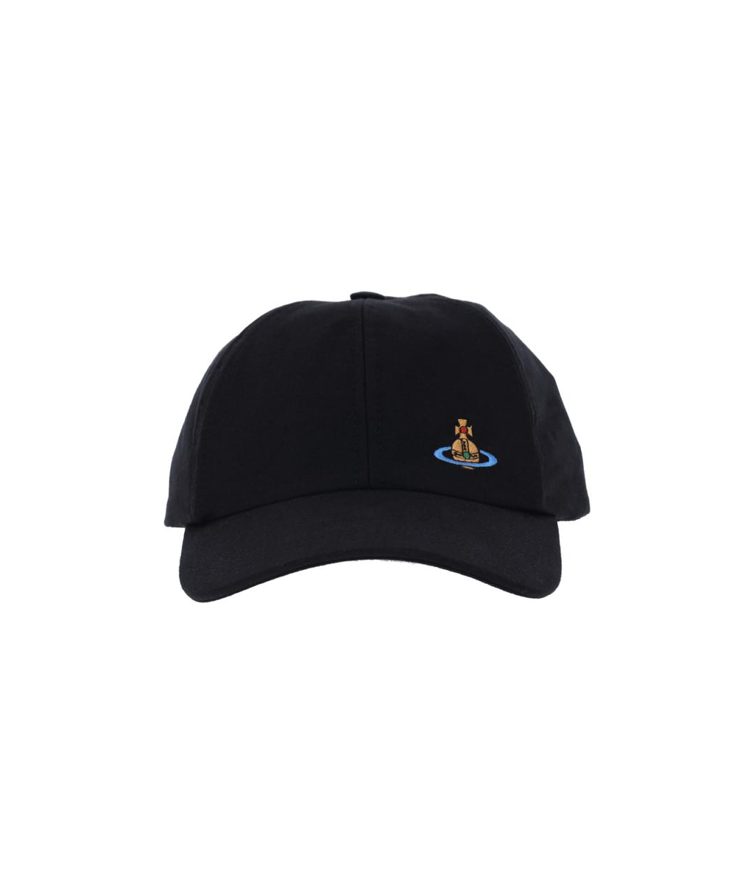 VIVIENNE WESTWOOD Черная хлопковая кепка/бейсболка, фото 1