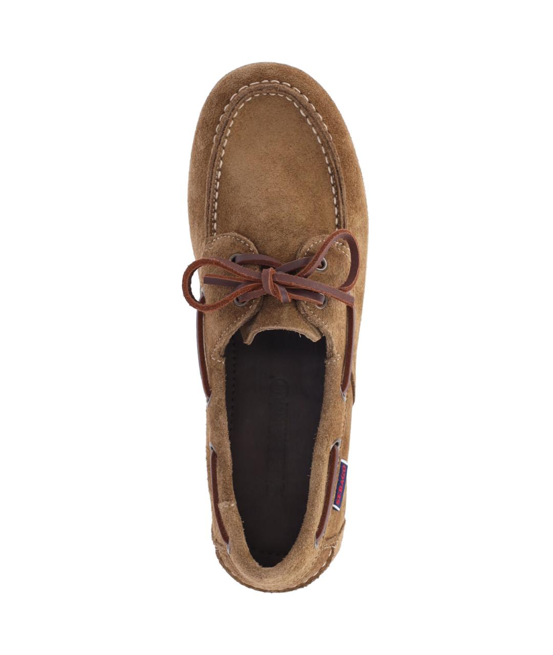 SEBAGO Коричневые замшевые лоферы, фото 5