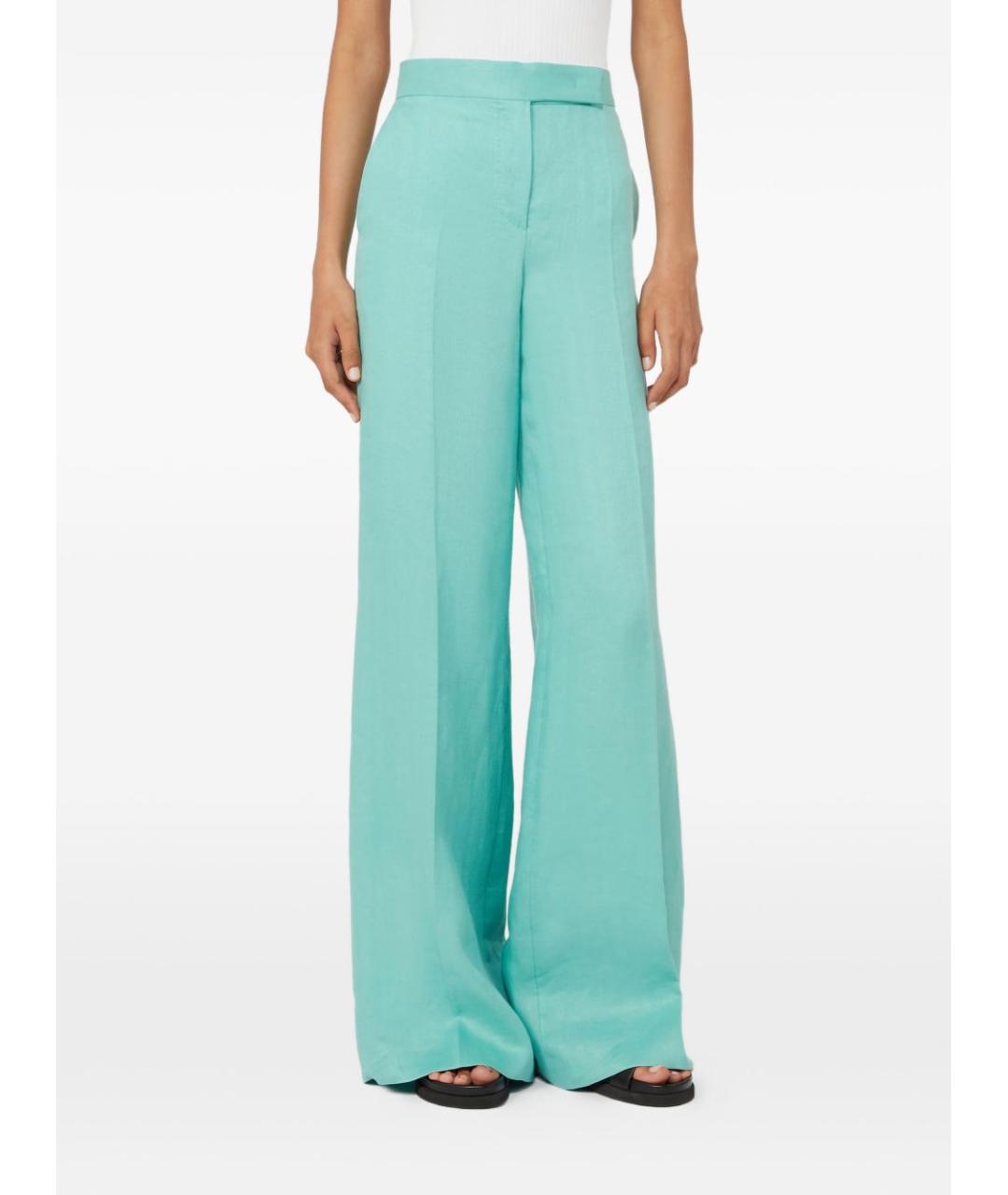 MAX MARA Льняные прямые брюки, фото 5