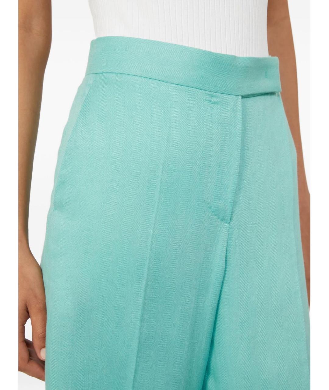 MAX MARA Льняные прямые брюки, фото 2